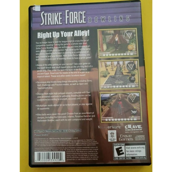 Strike Force Bowling (Sony PlayStation 2, 2004) - Picture 2 of 3